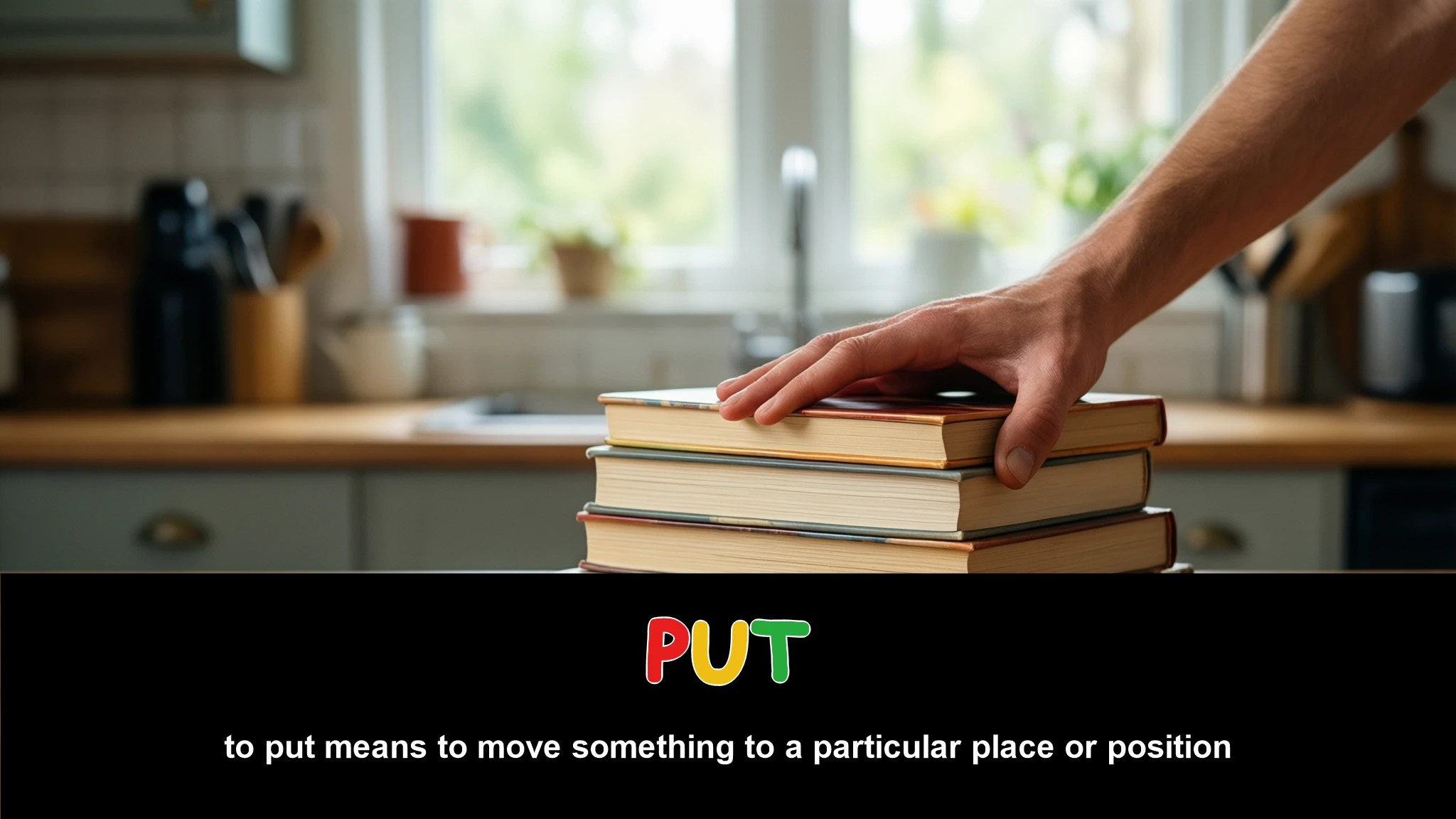 English Illustration for put